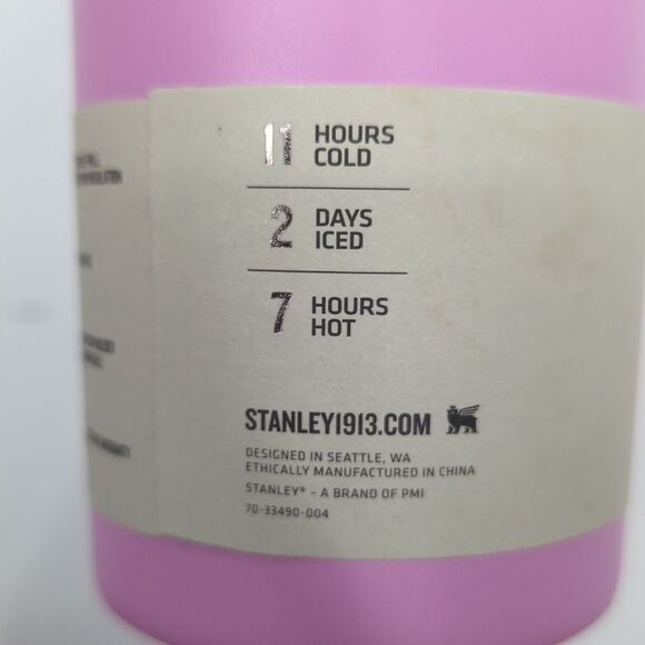 Stanley 40oz Stainless Steel H2.0 FlowState Quencher Tumbler Amethyst Purple NWT - Picture 14 of 14